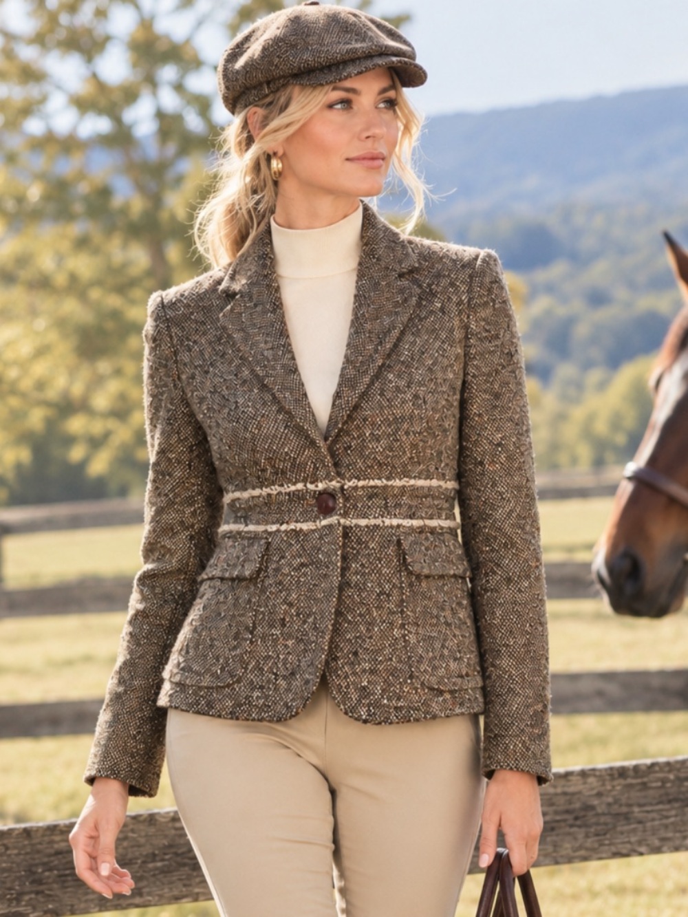 J. Crew Schoolboy Tweed Wool Alpaca Blazer Jacket Size 0